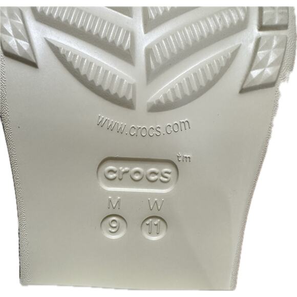 Crocs Siren Clog Bone White Size W11/M9 New - Picture 9 of 11